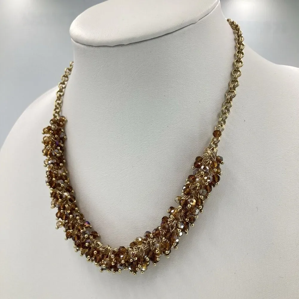 Vintage Gold Tone Necklace 21